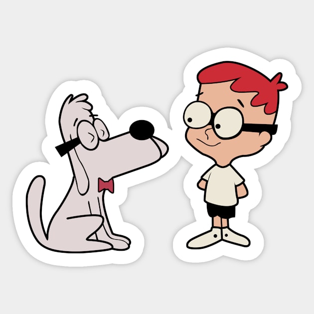 Mr Peabody and Sherman Sticker by LuisP96